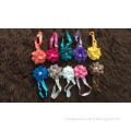 2015 new 10pcs per pack 1 pc each color shabby flower baby girls nylon headband set